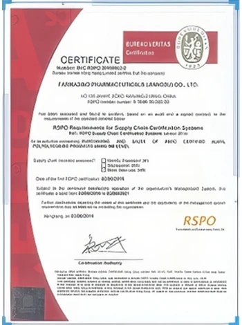 RSPO Supply Chain Certification